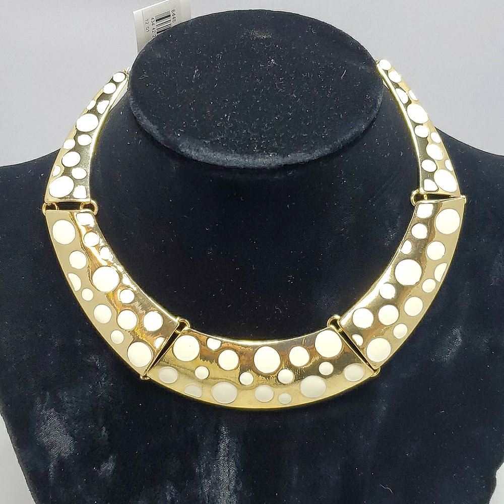 MACY'S metal necklace gold/neutral